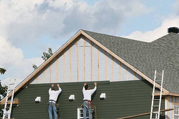 Professional Siding technician working in Hamburg, MN